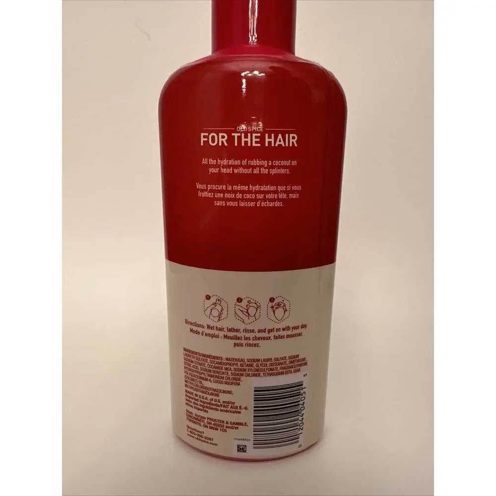 Old Spice Fiji‎ with Coconut 2 in 1 Hair Care 12oz